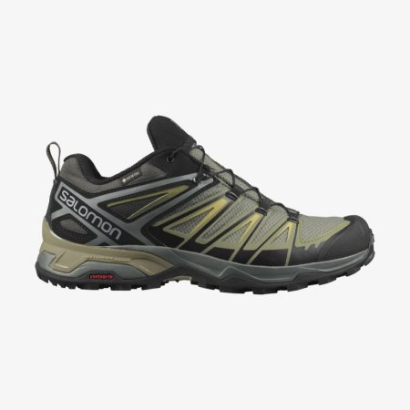 Scarpe Trekking Salomon X ULTRA 3 GORE-TEX Uomo Verde Oliva IT 1-X56